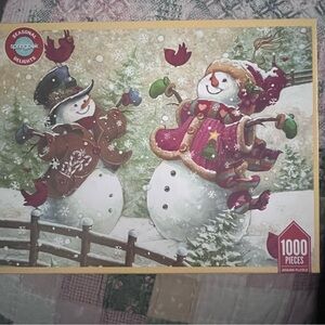 Springbok Gotta Love Snow 1000 Piece Jigsaw Puzzle Seasonal Delights 20x27